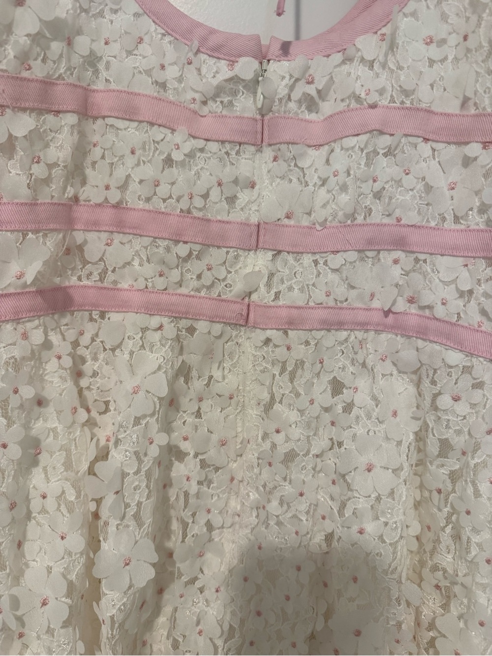 For Love and Lemons Stacked Blossom Lace Mini Dress - Picture 12 of 14